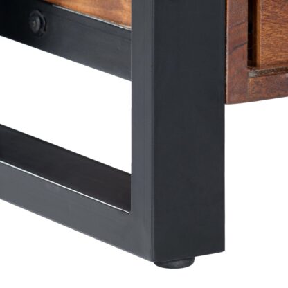 TV-Schrank 140×30×45 cm Massivholz Akazie - Image 7