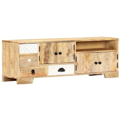TV-Schrank 120×30×40 cm Massivholz Mango