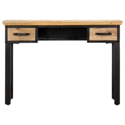 Schreibtisch 110 x 50 x 76 cm Mangoholz Massiv - Image 2