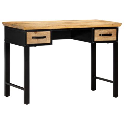 Schreibtisch 110 x 50 x 76 cm Mangoholz Massiv - Image 11