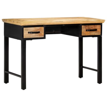 Schreibtisch 110 x 50 x 76 cm Mangoholz Massiv - Image 8