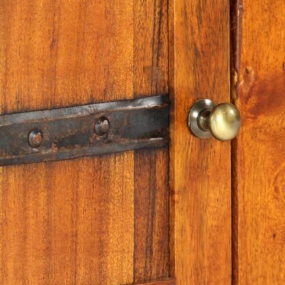 TV-Schrank 119×30×40 cm Massivholz Akazie - Image 7