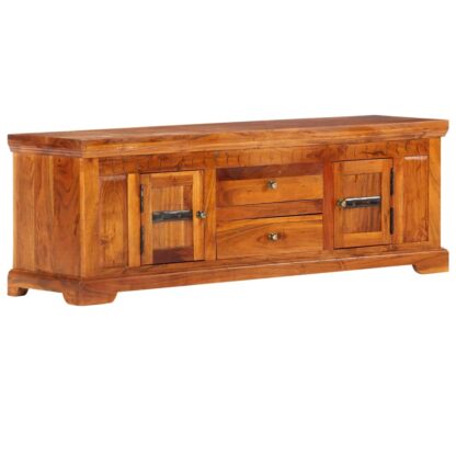 TV-Schrank 119×30×40 cm Massivholz Akazie - Image 9