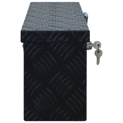 Aluminiumkiste 485 x 140 x 200 mm Schwarz - Image 3