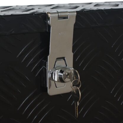Aluminiumkiste 485 x 140 x 200 mm Schwarz - Image 6