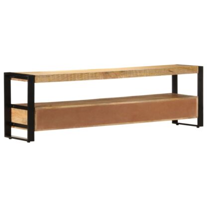 TV-Schrank 150 x 30 x 45 cm Massivholz Mango - Image 4