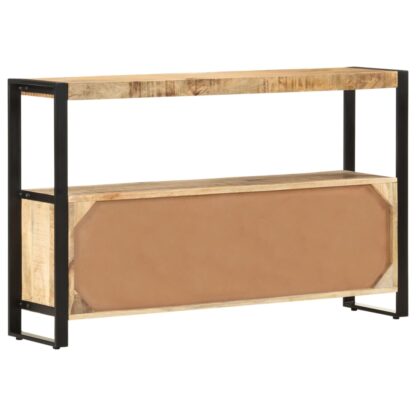 Beistellschrank 120 x 30 x 75 cm Massivholz Mango - Image 3