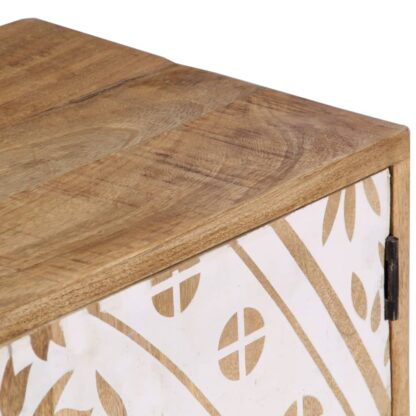 TV-Schrank 140 x 30 x 40 cm Massivholz Mango - Image 6