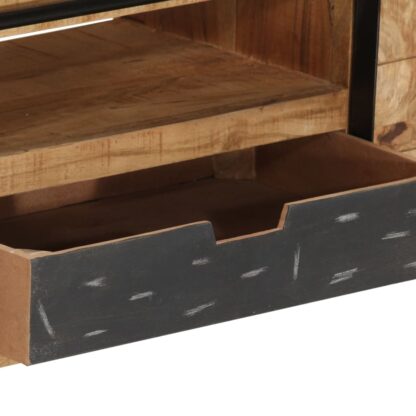 TV-Schrank 120 x 30 x 40 cm Massivholz Mango - Image 6