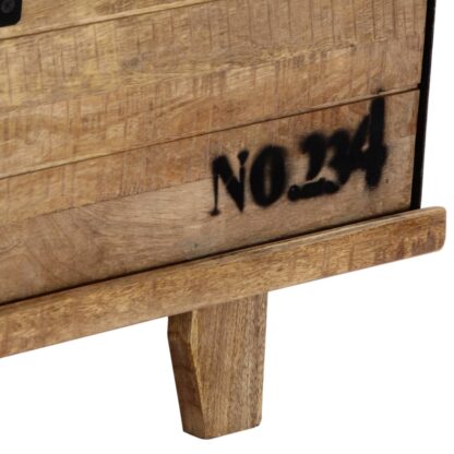 TV-Schrank 120 x 30 x 40 cm Massivholz Mango - Image 7