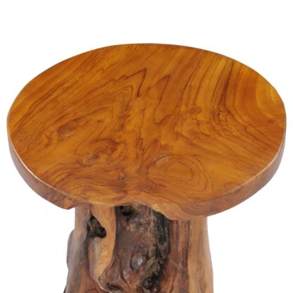 Couchtisch 40×40 cm Massivholz Teak - Image 3