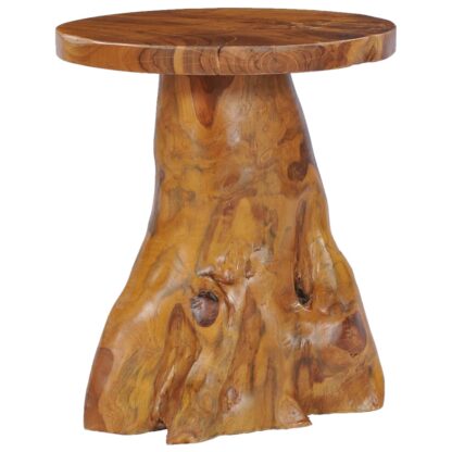 Couchtisch 40×40 cm Massivholz Teak - Image 8