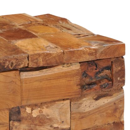 Hocker mit Stauraum Massivholz Teak - Image 5