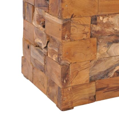 Hocker mit Stauraum Massivholz Teak - Image 6
