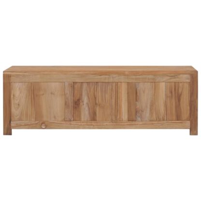TV-Schrank 115x30x40 cm Massivholz Teak - Image 5