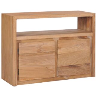 Sideboard 80×30×60 cm Massivholz Teak