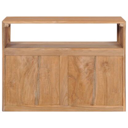 Sideboard 80×30×60 cm Massivholz Teak - Image 5