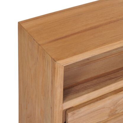 Sideboard 80×30×60 cm Massivholz Teak - Image 6