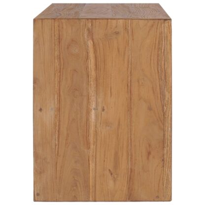 TV-Schrank 90×30×40 cm Massivholz Teak - Image 4