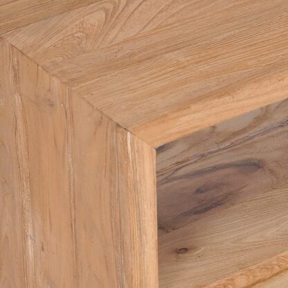 TV-Schrank 90×30×40 cm Massivholz Teak - Image 6