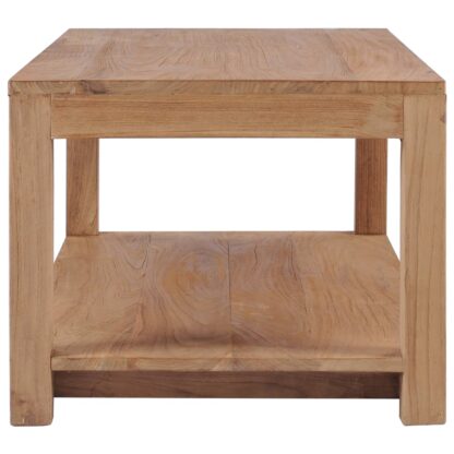Couchtisch 100×50×40 cm Massivholz Teak - Image 3