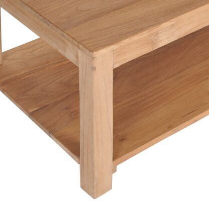 Couchtisch 100×50×40 cm Massivholz Teak - Image 4