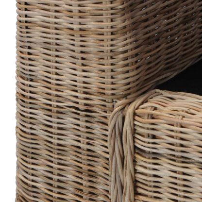 Sessel mit Kissen Natur Rattan - Image 6