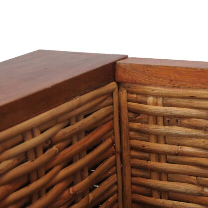 Sessel mit Auflagen Braun Natur Rattan - Image 8
