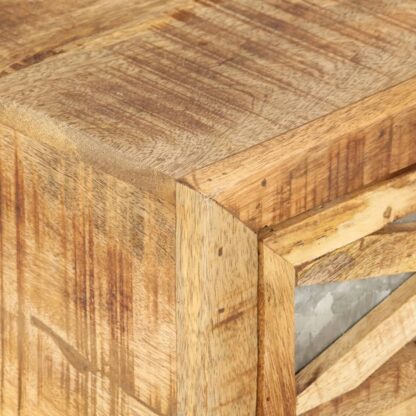 Couchtisch 110 x 50 x 38 cm Massivholz Mango - Image 5