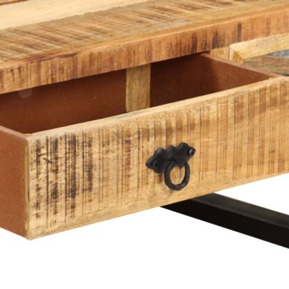 Couchtisch 110 x 50 x 38 cm Massivholz Mango - Image 6
