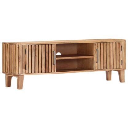 TV-Schrank 130 x 30 x 45 cm Akazie Massivholz - Image 10