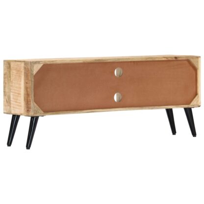 TV-Schrank 115×30×47 cm Mango-Massivholz - Image 5