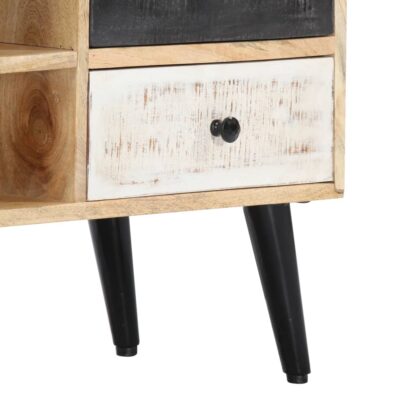 TV-Schrank 115×30×47 cm Mango-Massivholz - Image 7