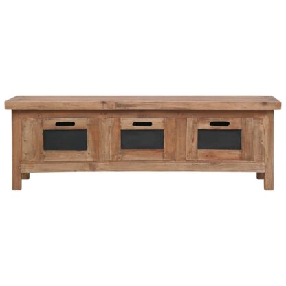TV-Schrank mit 3 Schubladen 120×30×40 cm Massivholz Mahagoni - Image 3