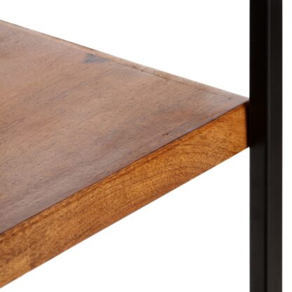 Bücherregal 4 Ebenen 6 Schubladen 122×36×181 cm Massivholz - Image 5