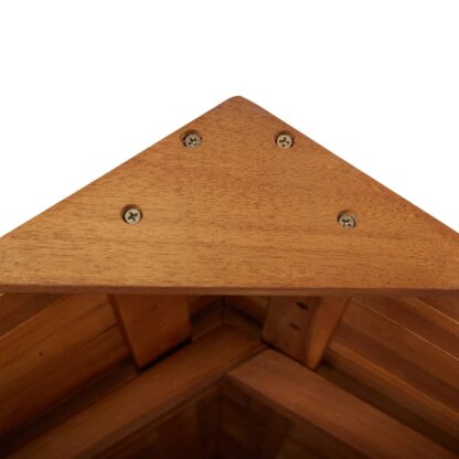 Outdoor-Bartisch mit Dach 113x106x217 cm Akazie Massivholz - Image 8