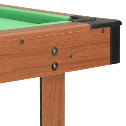 Billardtisch 4 Fuß 122×61×76 cm Braun - Image 6