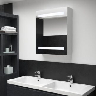 LED-Bad-Spiegelschrank 50x13,5x60 cm