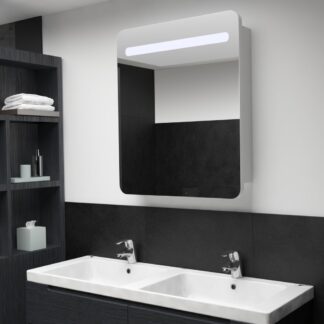 LED-Bad-Spiegelschrank 68x9x80 cm