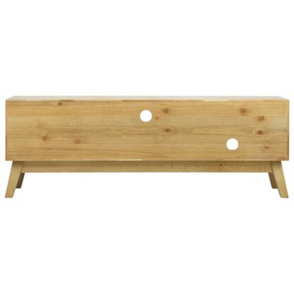 TV-Schrank mit Mustern Braun 120x30x42 cm Holz - Image 4