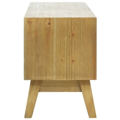 TV-Schrank mit Mustern Braun 120x30x42 cm Holz - Image 5