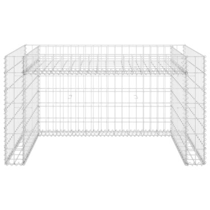 Rasenmäher-Garage mit Hochbeet 110x80x60 cm Stahldraht - Image 3