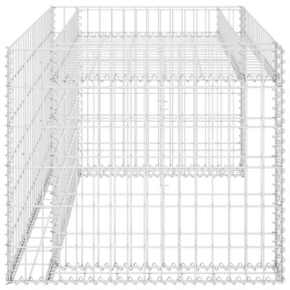 Rasenmäher-Garage mit Hochbeet 110x80x60 cm Stahldraht - Image 4