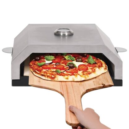 Pizzaofen mit Keramikstein für Gas-Kohlegrill - Image 3