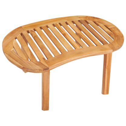 Couchtisch 90x50x45 cm Massivholz Teak - Image 4
