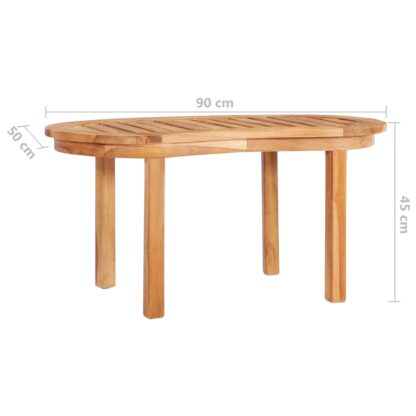 Couchtisch 90x50x45 cm Massivholz Teak - Image 6