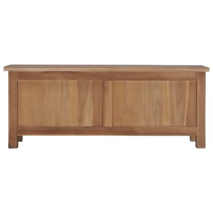 TV-Schrank 90×30×35 cm Massivholz Teak - Image 4