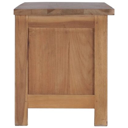 TV-Schrank 90×30×35 cm Massivholz Teak - Image 5