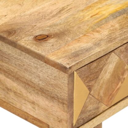 Nachttisch 43×30×58 cm Massivholz Mango - Image 6