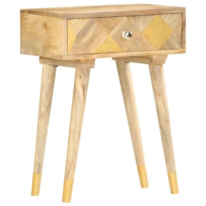 Nachttisch 43×30×58 cm Massivholz Mango - Image 10